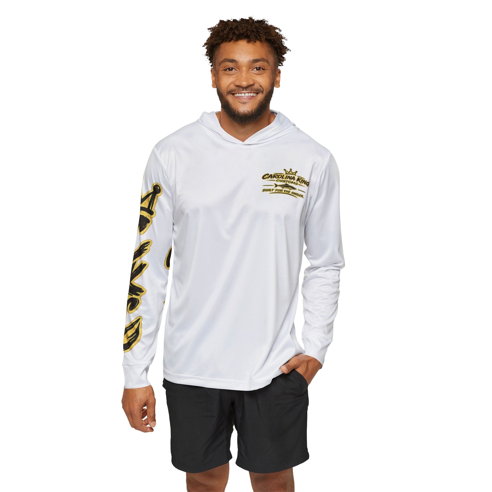 Carolina King Customs Cross & Fish Hoodie | Sports Warmup Hoodie