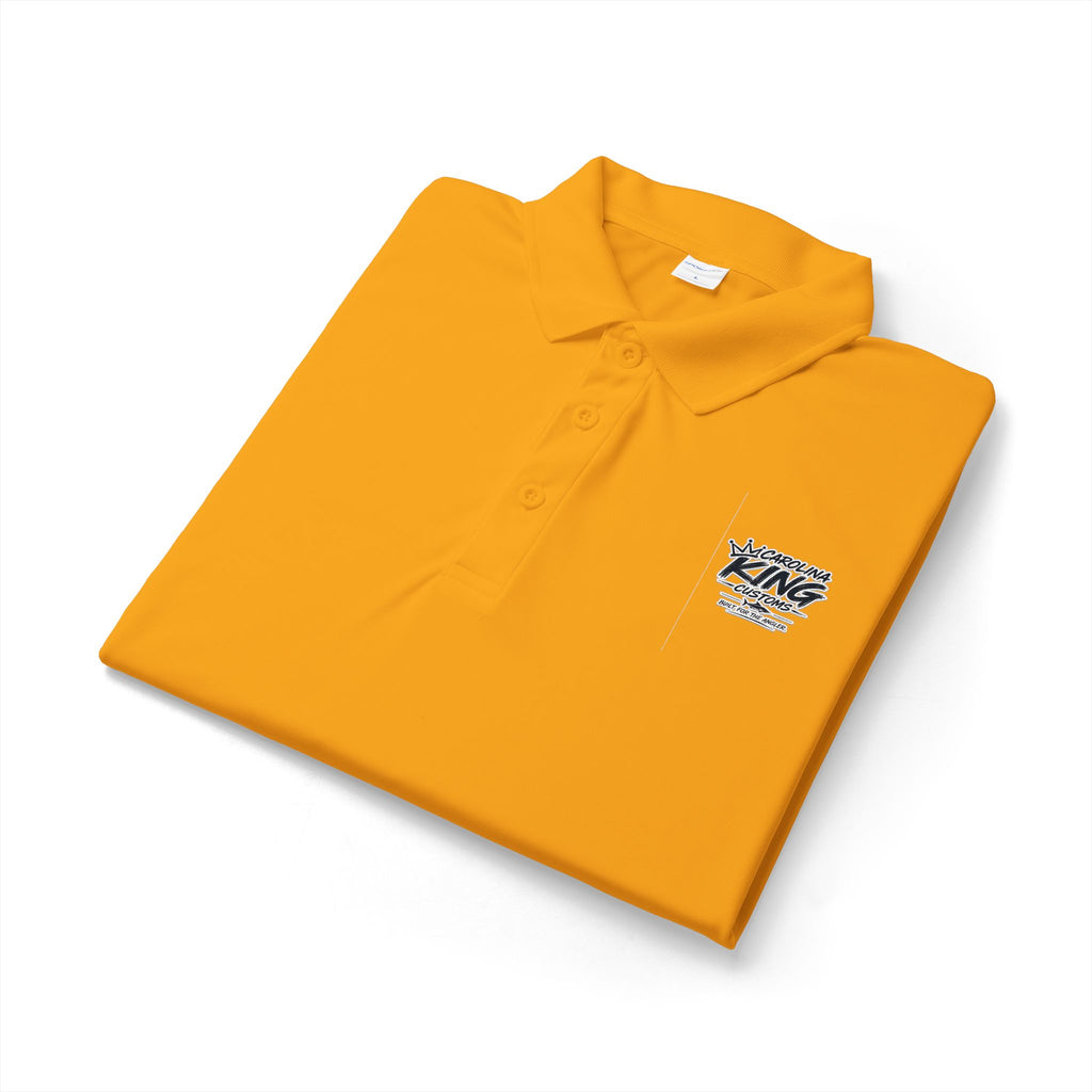 Micropolitan King Logo Polo Shirt | White embroidered chest design