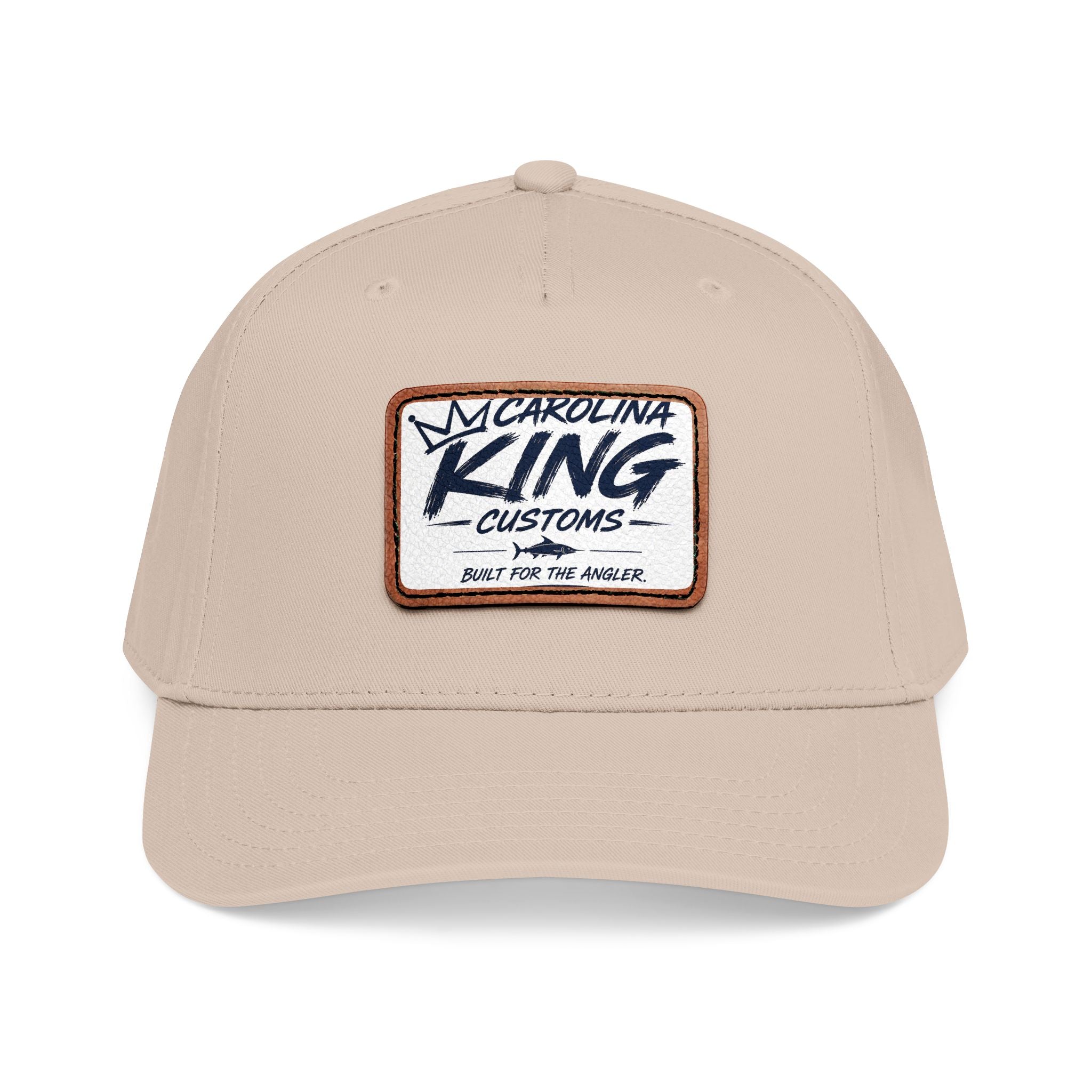 Carolina King Customs Patch Baseball Cap | Leather Rectangle Patch