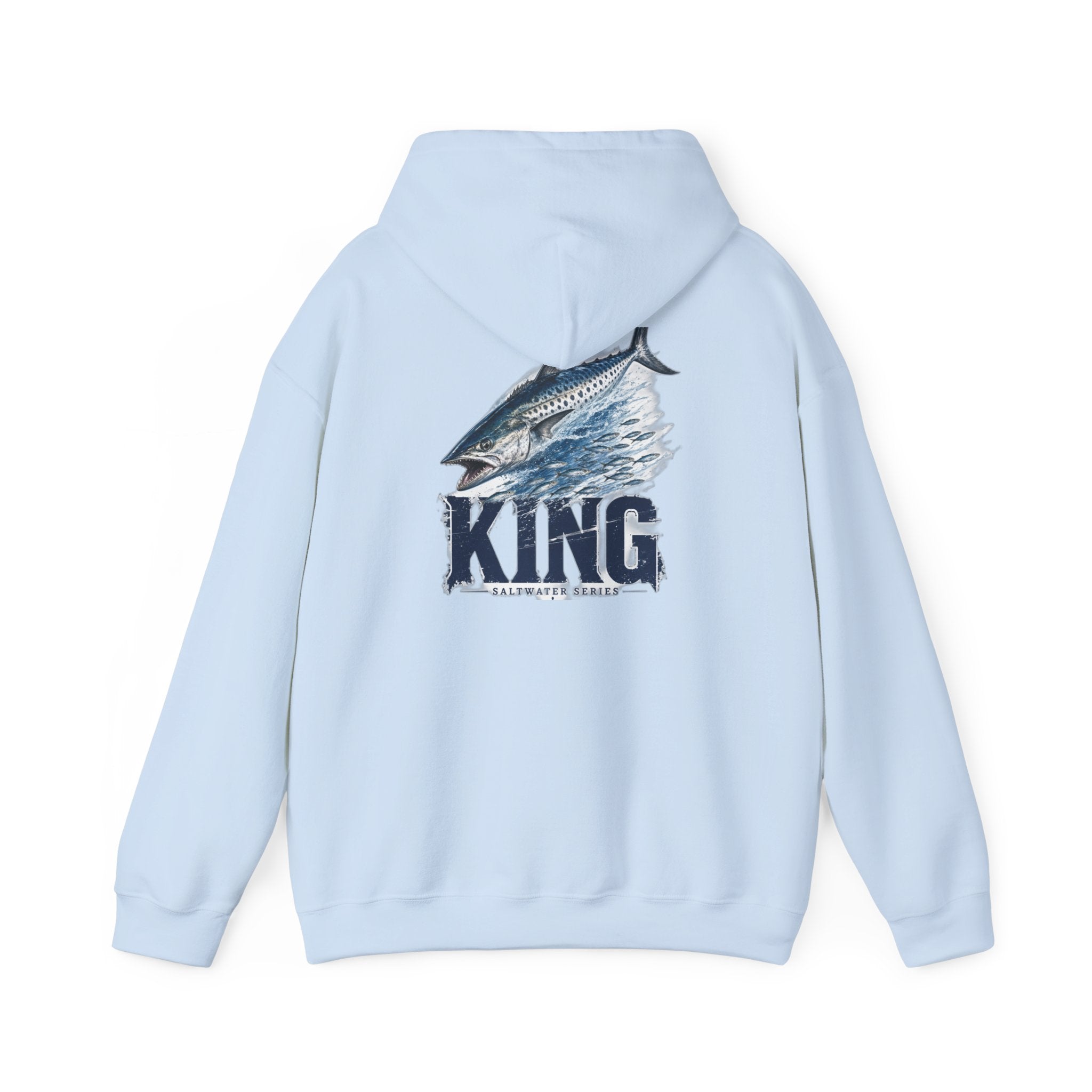 Saltwater King Fishing Hoodie | Leaping Fish Pier Sunset Hoodie