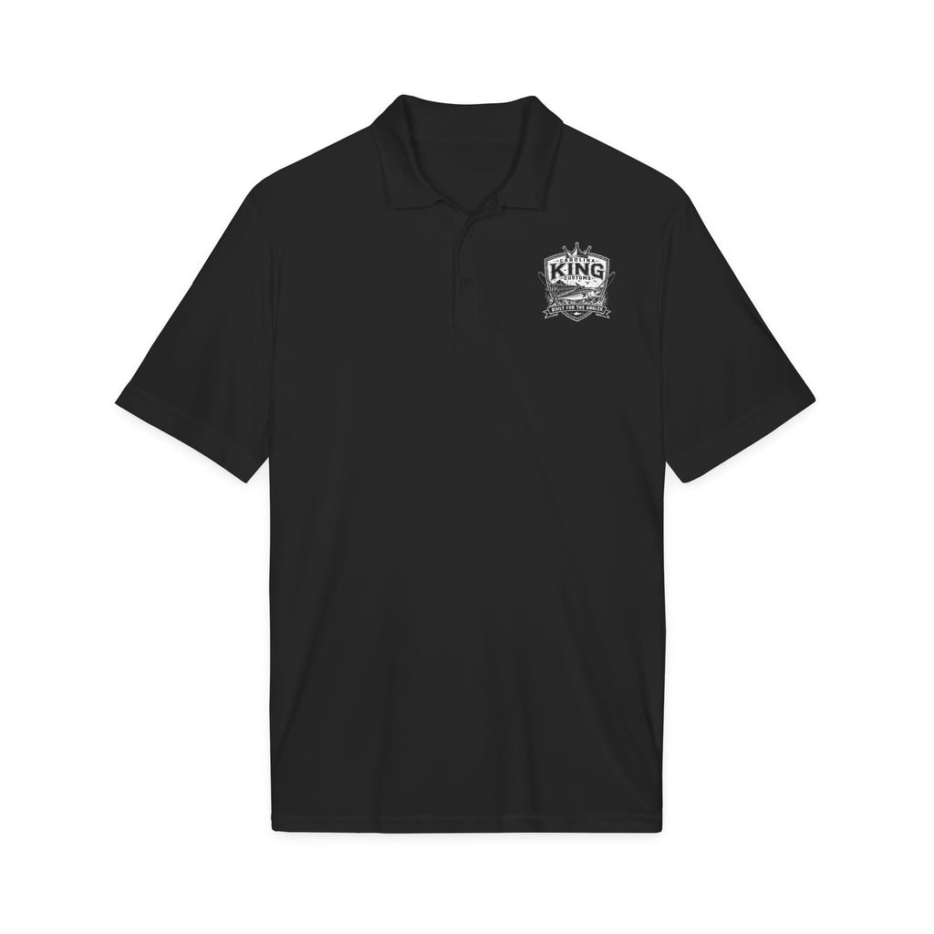 Micropolitan King Logo Polo Shirt | White embroidered chest design