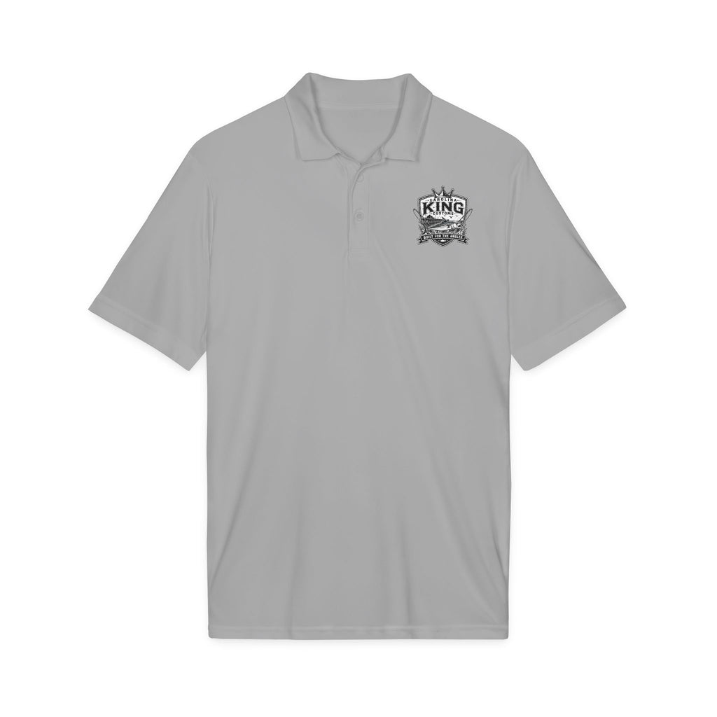 Micropolitan King Logo Polo Shirt | White embroidered chest design