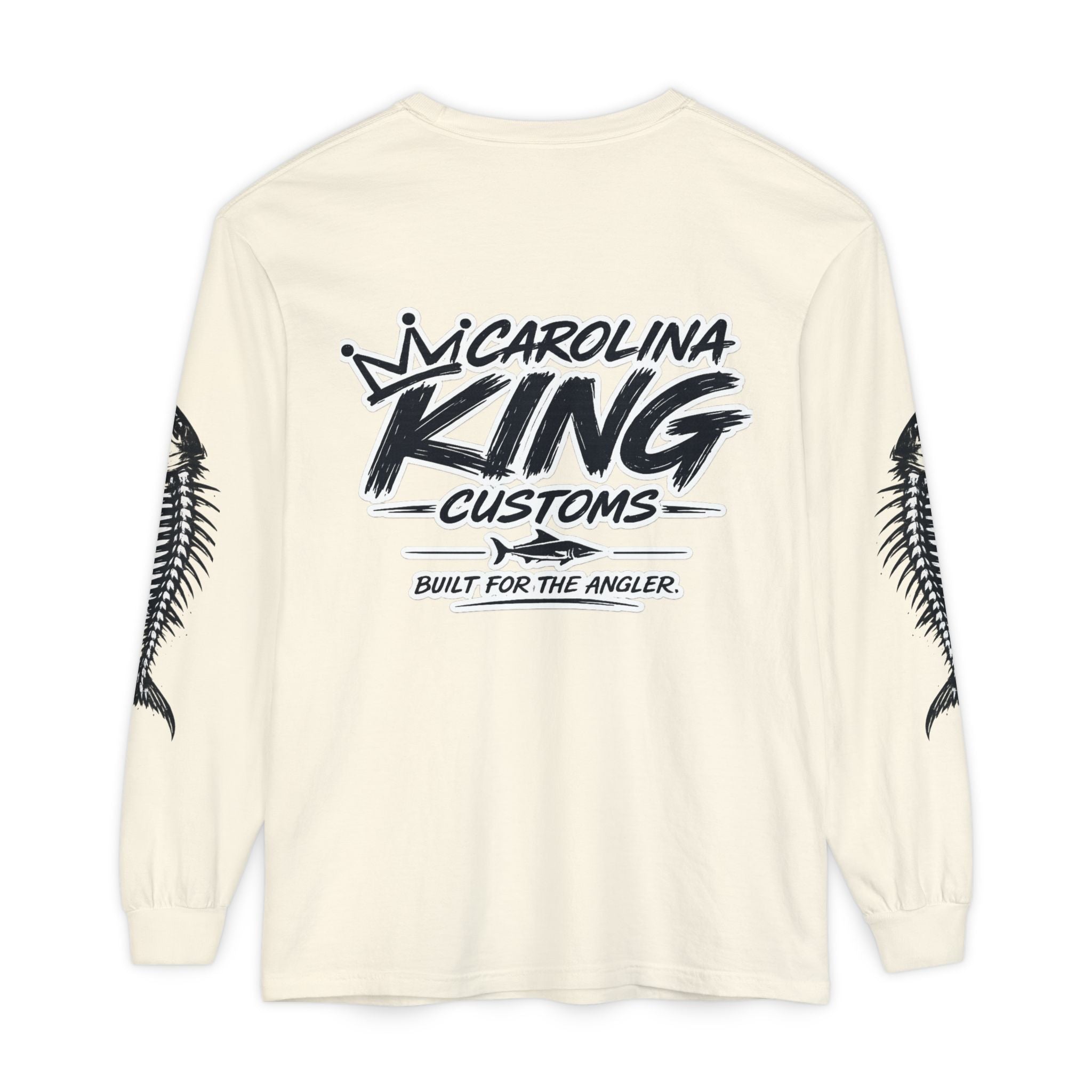 Crown CKC Script Chest Logo Long Sleeve T-Shirt | Minimal Hipster Streetwear
