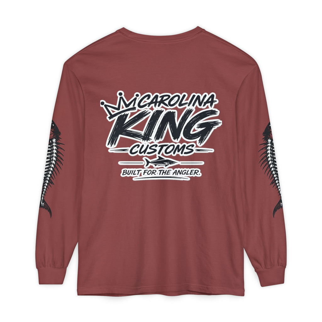 Crown CKC Script Chest Logo Long Sleeve T-Shirt | Minimal Hipster Streetwear