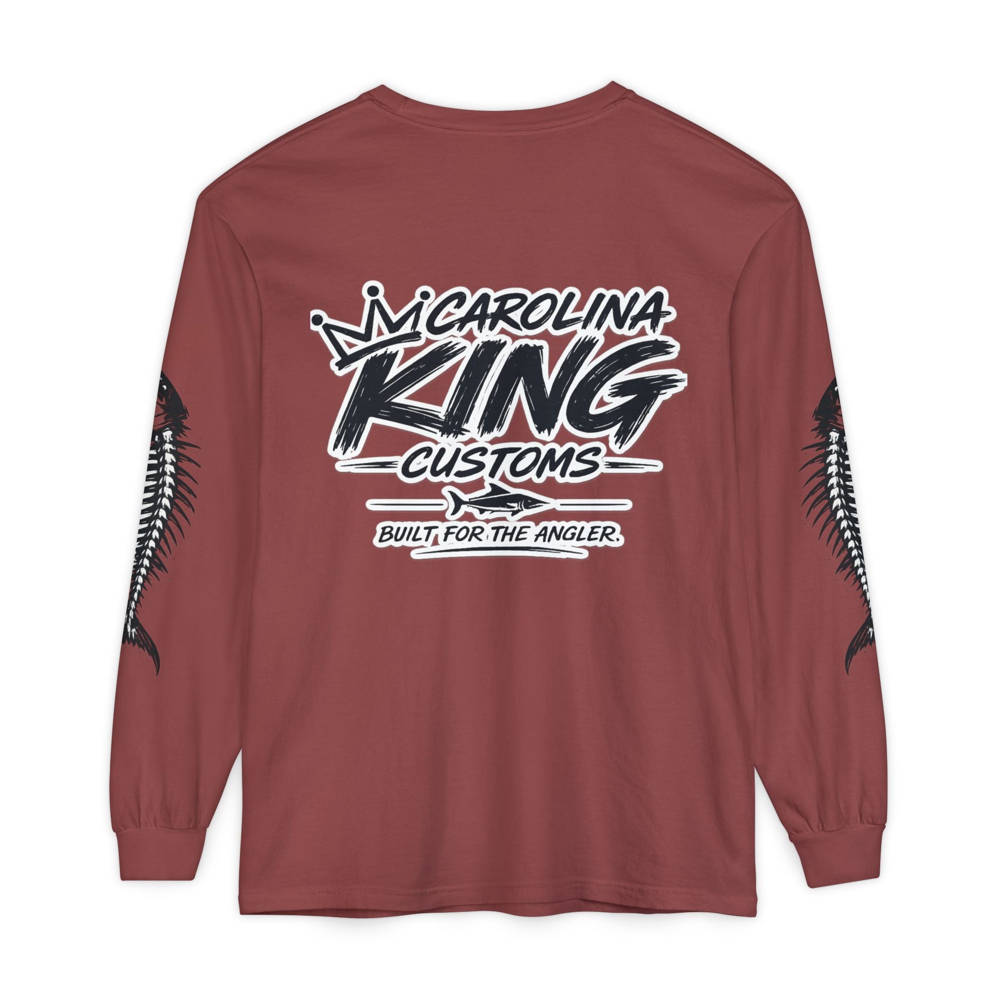Crown CKC Script Chest Logo Long Sleeve T-Shirt | Minimal Hipster Streetwear