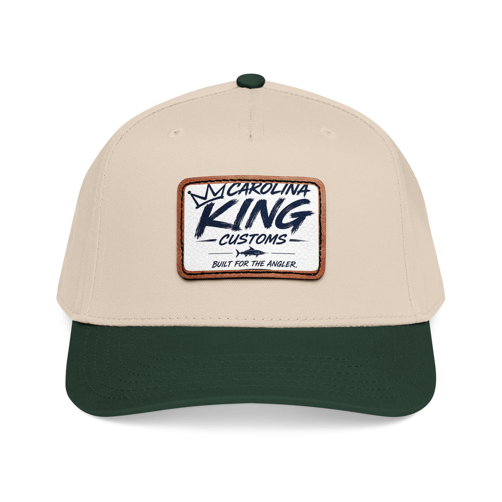 Carolina King Customs Patch Baseball Cap | Leather Rectangle Patch