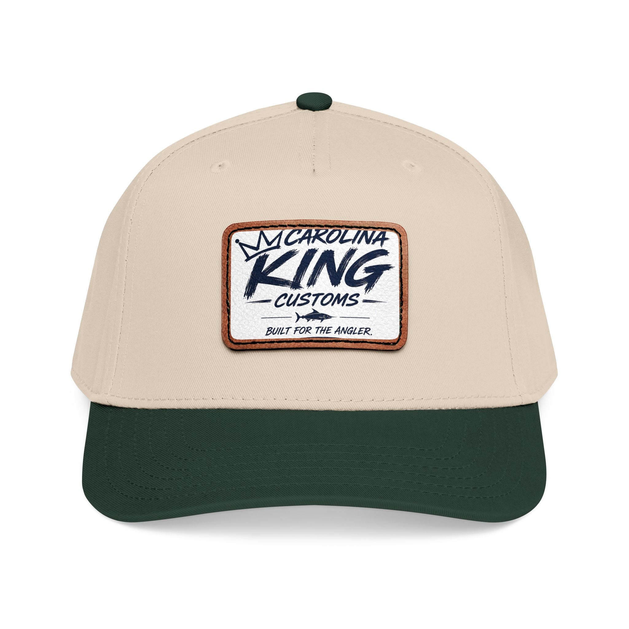 Carolina King Customs Patch Baseball Cap | Leather Rectangle Patch