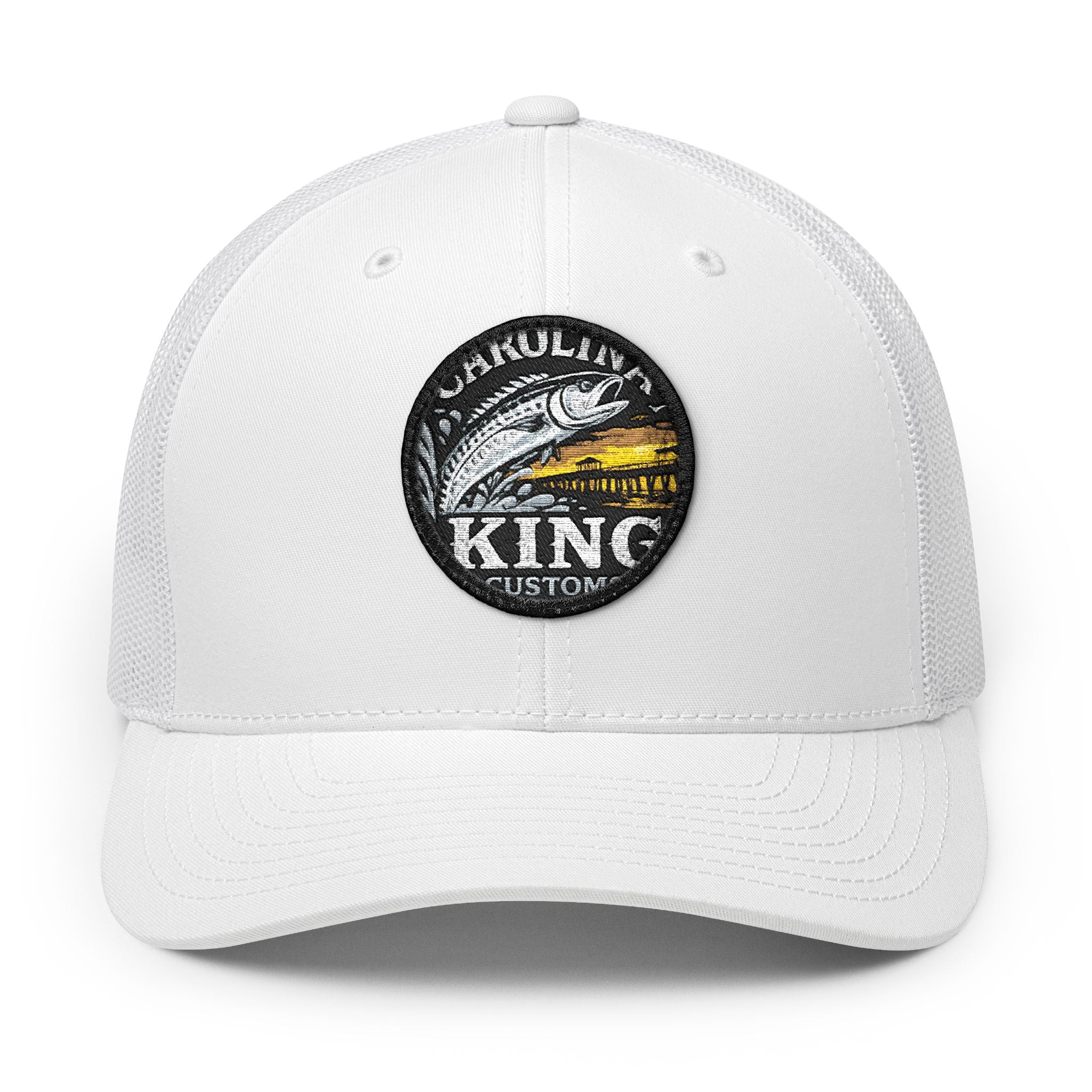 Carolina King Vintage Fishing Patch Snapback