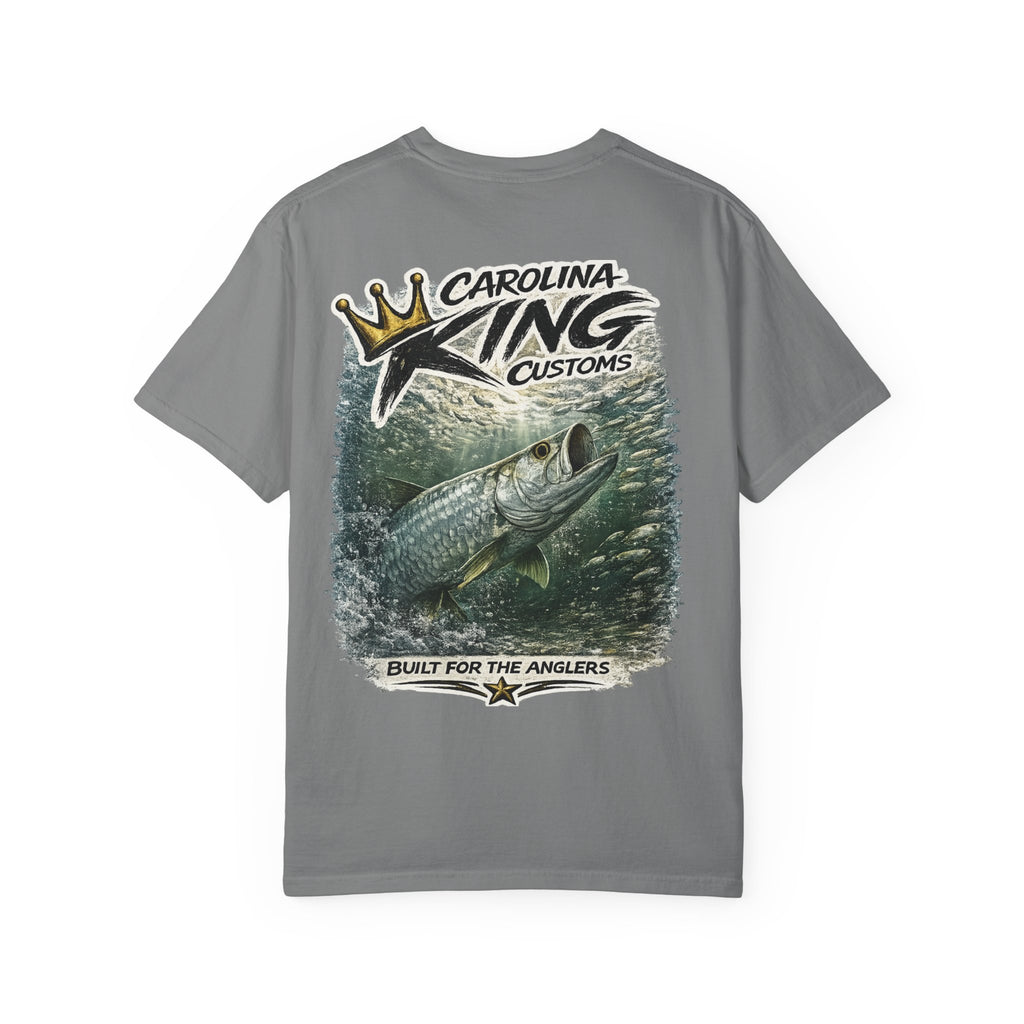 Carolina King Customs Tarpon Illustration T-shirt | Fishing Graphic Tee