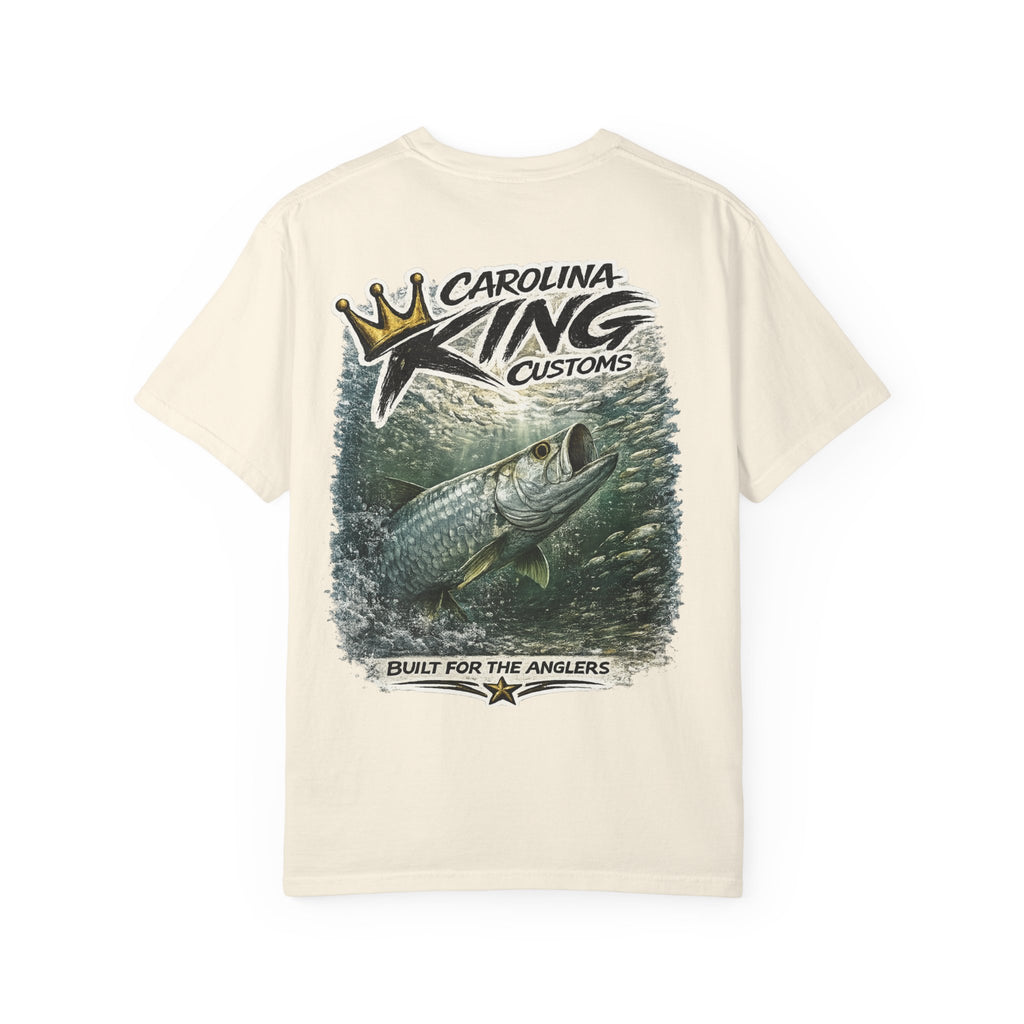 Carolina King Customs Tarpon Illustration T-shirt | Fishing Graphic Tee
