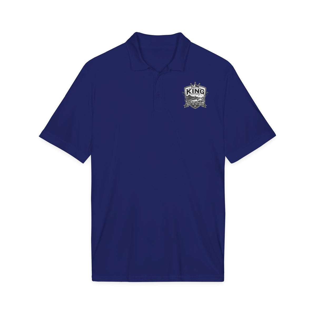 Micropolitan King Logo Polo Shirt | White embroidered chest design