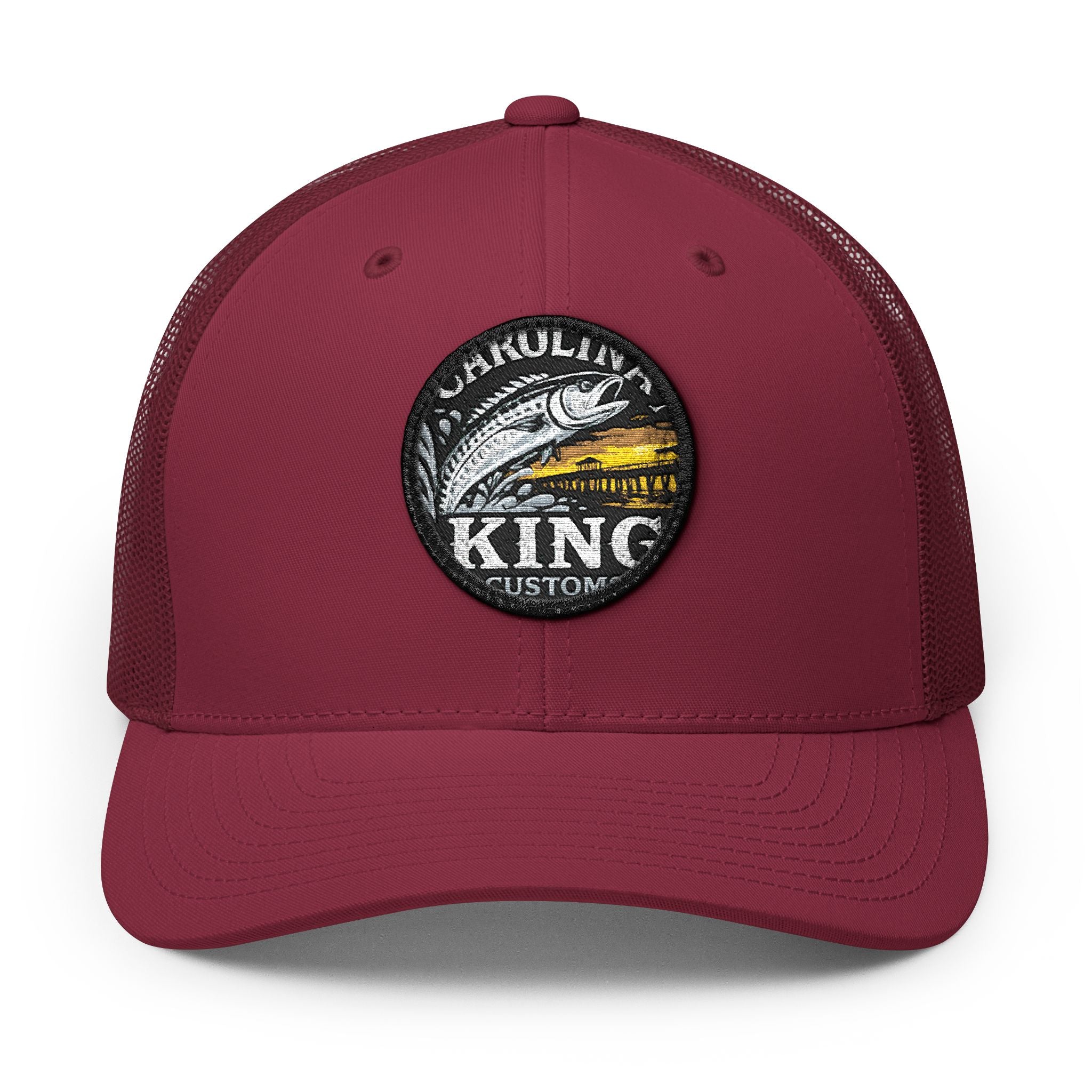Carolina King Vintage Fishing Patch Snapback