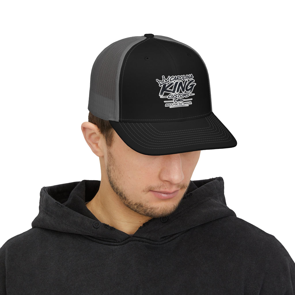 Carolina King Customs logo Snapback Cap | Trucker Mesh Hat