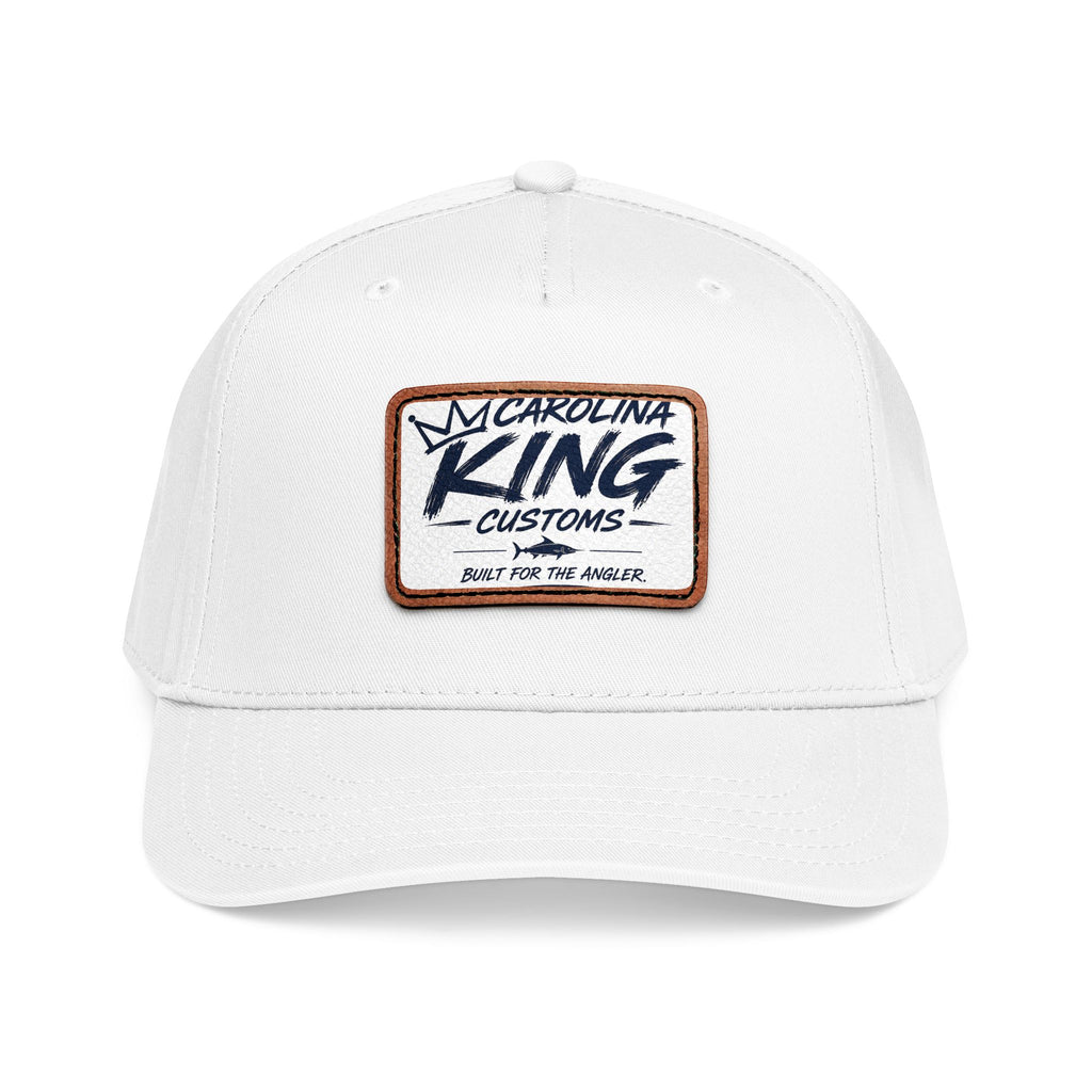 Carolina King Customs Patch Baseball Cap | Leather Rectangle Patch
