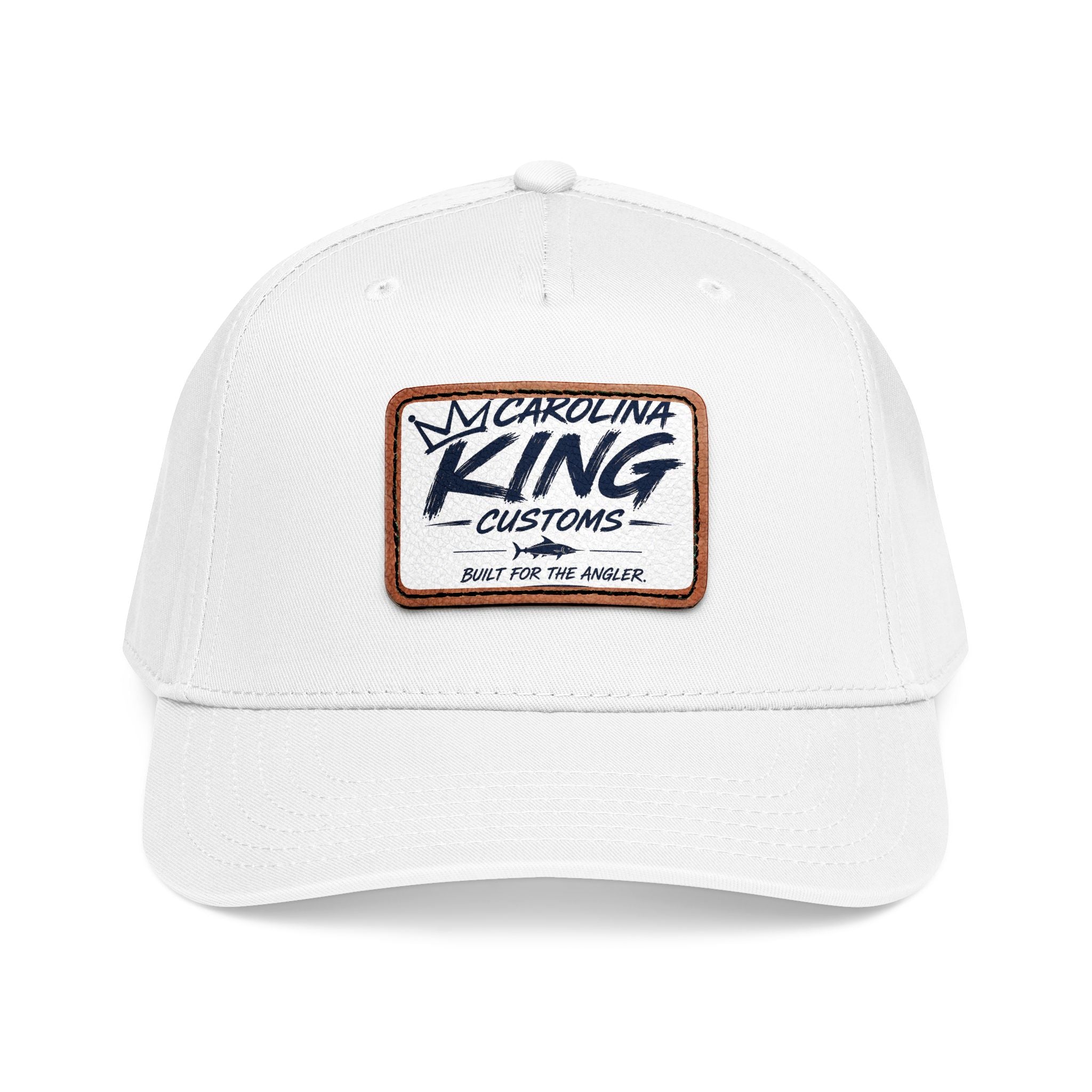 Carolina King Customs Patch Baseball Cap | Leather Rectangle Patch