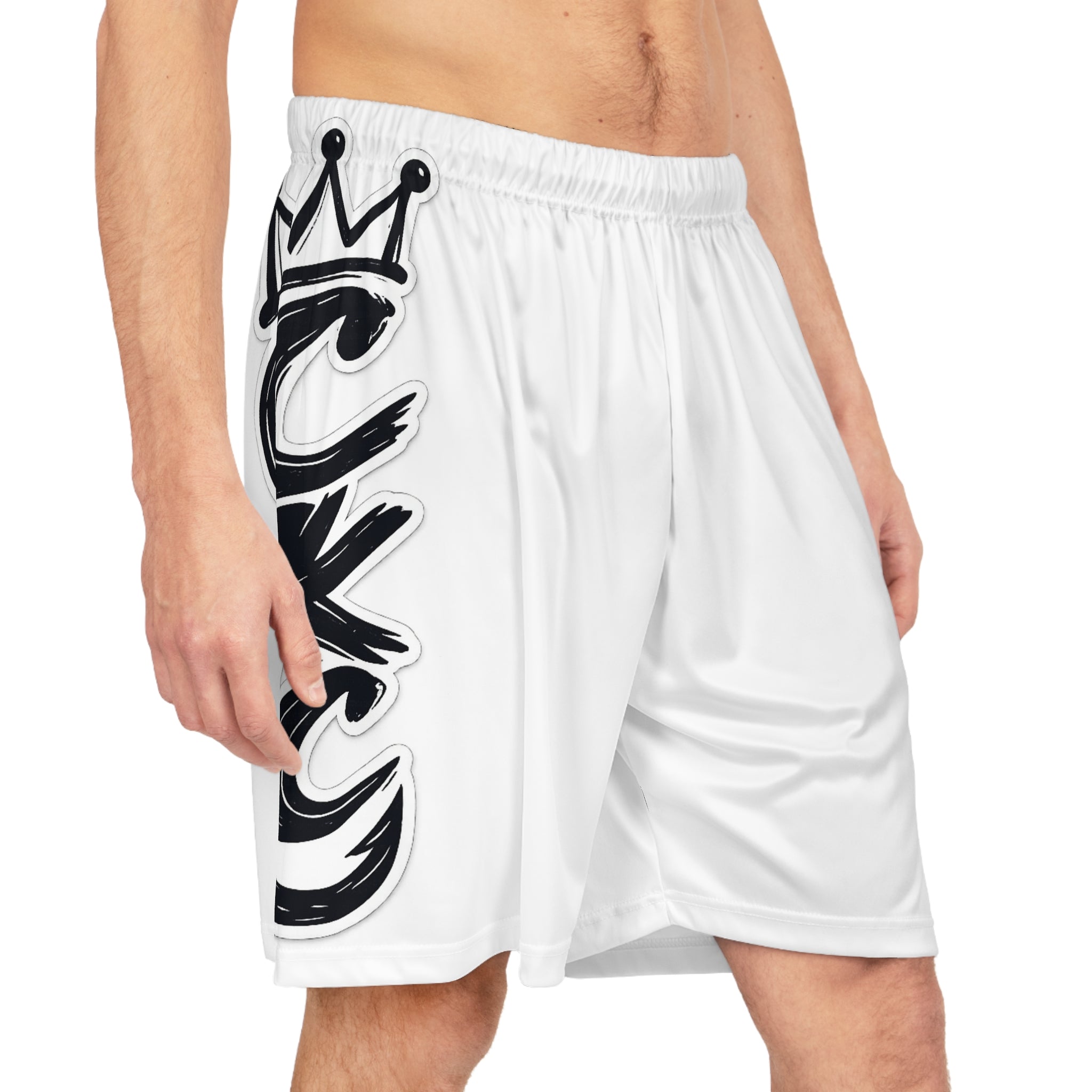 Custom Carolina King Customs logo Basketball Shorts | All Over Print