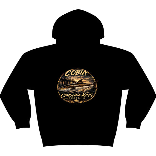 Carolina King Customs Crest - Cobia Hoodie | Small Chest Emblem sweatshirt