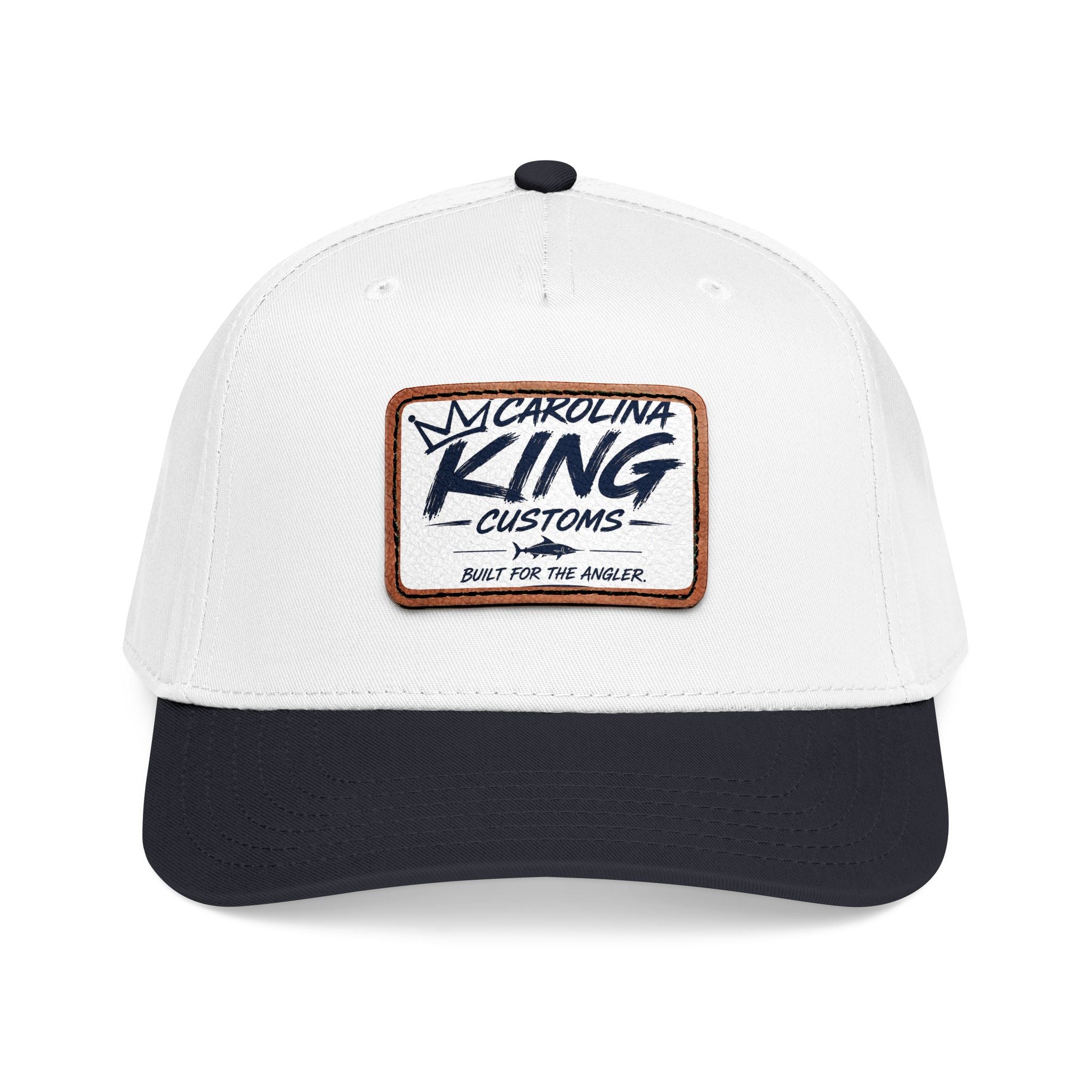Carolina King Customs Patch Baseball Cap | Leather Rectangle Patch