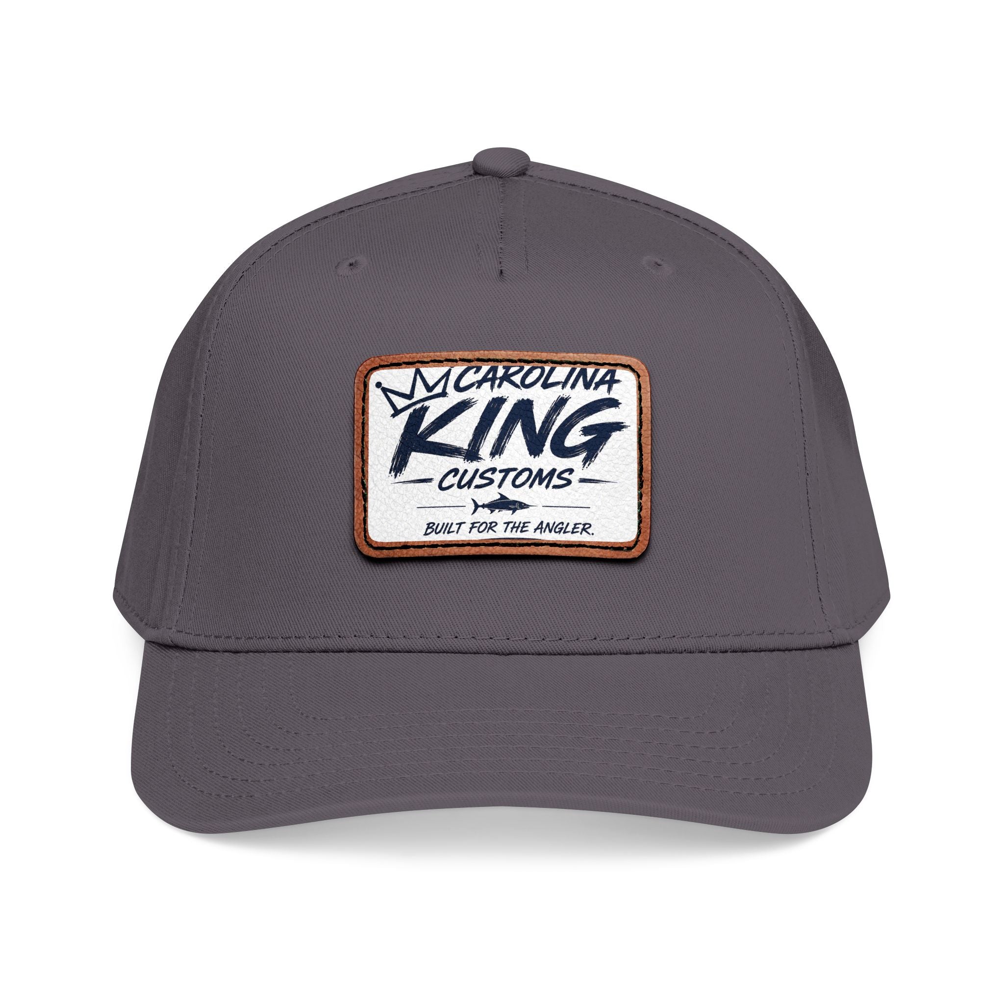 Carolina King Customs Patch Baseball Cap | Leather Rectangle Patch