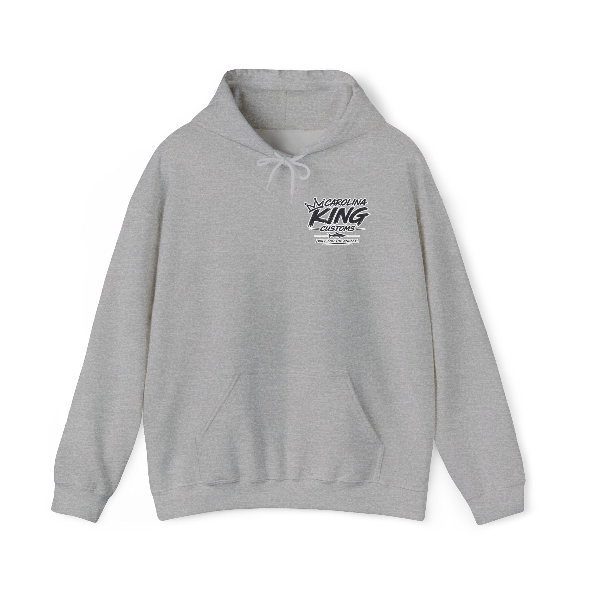 Saltwater King Fishing Hoodie | Leaping Fish Pier Sunset Hoodie