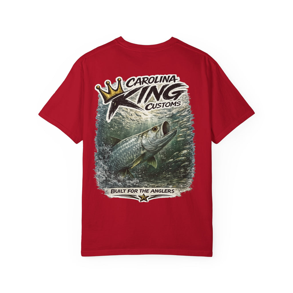 Carolina King Customs Tarpon Illustration T-shirt | Fishing Graphic Tee
