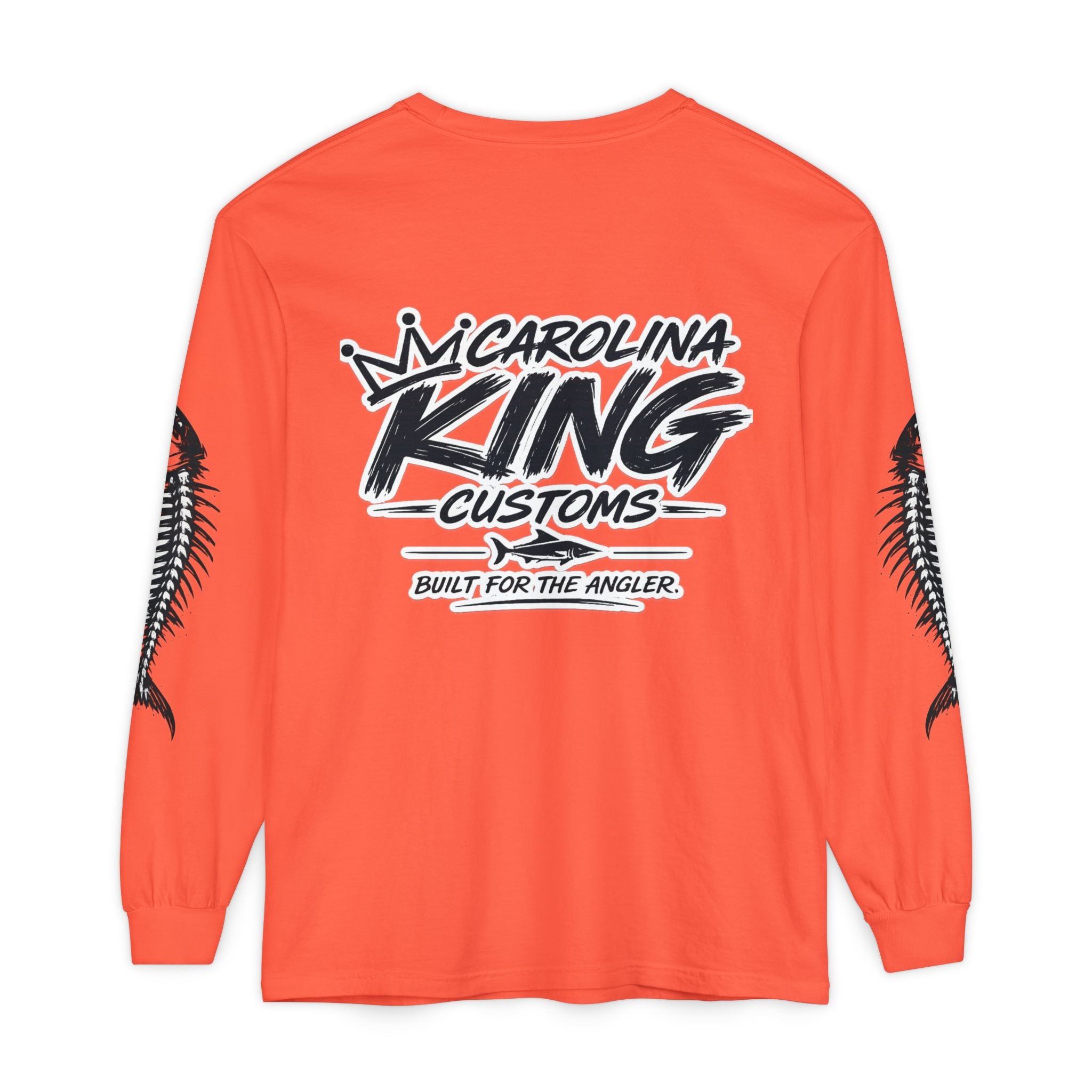 Crown CKC Script Chest Logo Long Sleeve T-Shirt | Minimal Hipster Streetwear