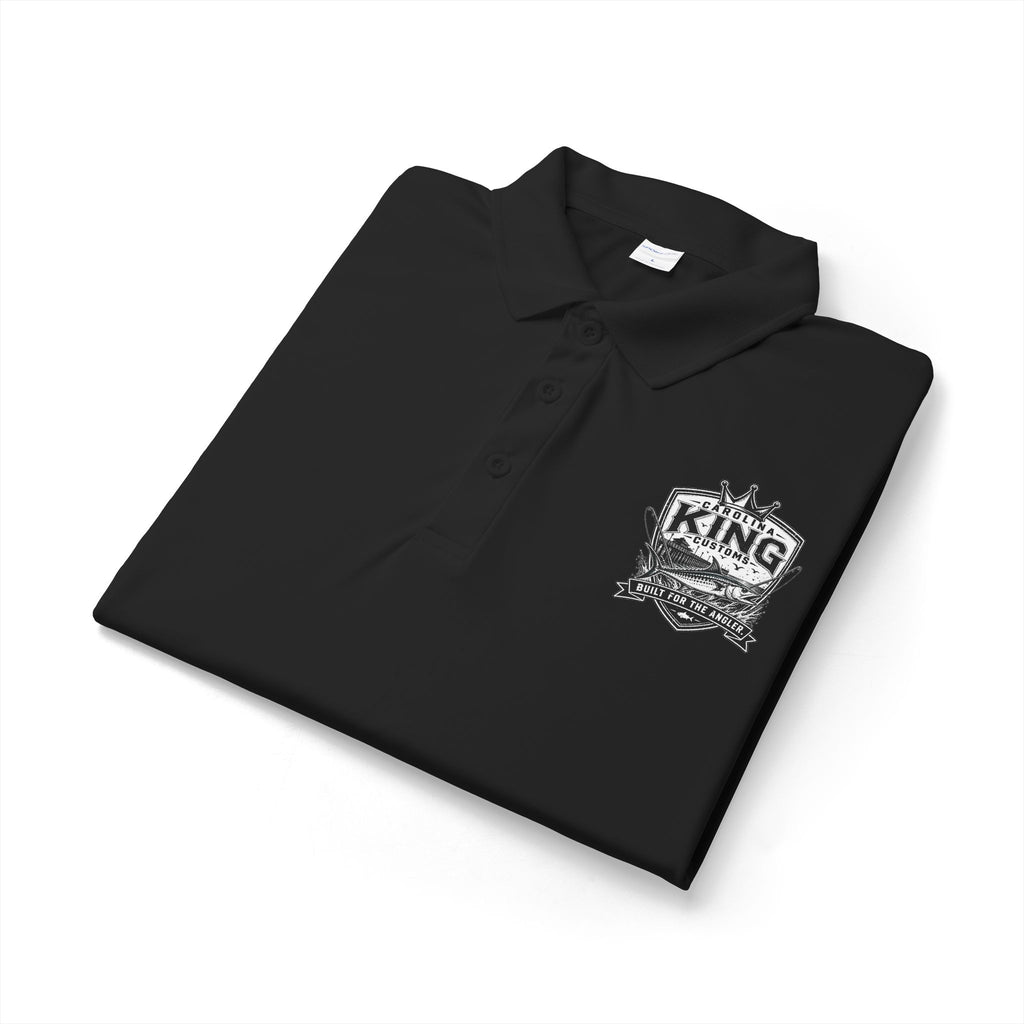 Micropolitan King Logo Polo Shirt | White embroidered chest design