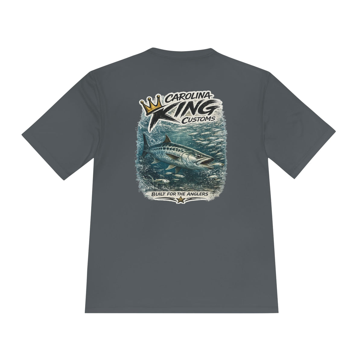 Carolina King Custom Fishing king Tee | Ocean Angler Graphic Shirt