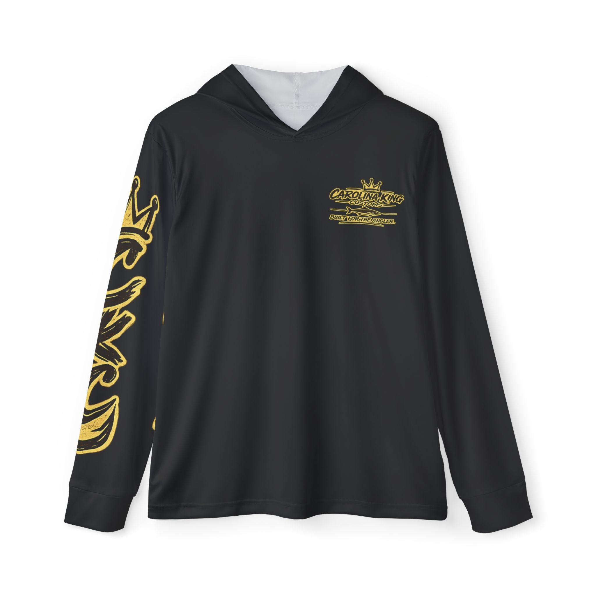King Customs Chase Cross & Crown Hoodie | Christian Fishing Design