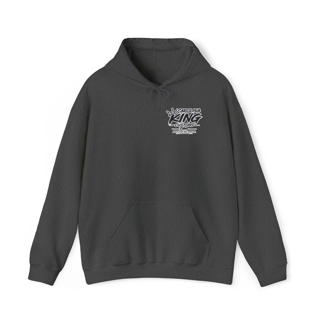 Saltwater King Fishing Hoodie | Leaping Fish Pier Sunset Hoodie