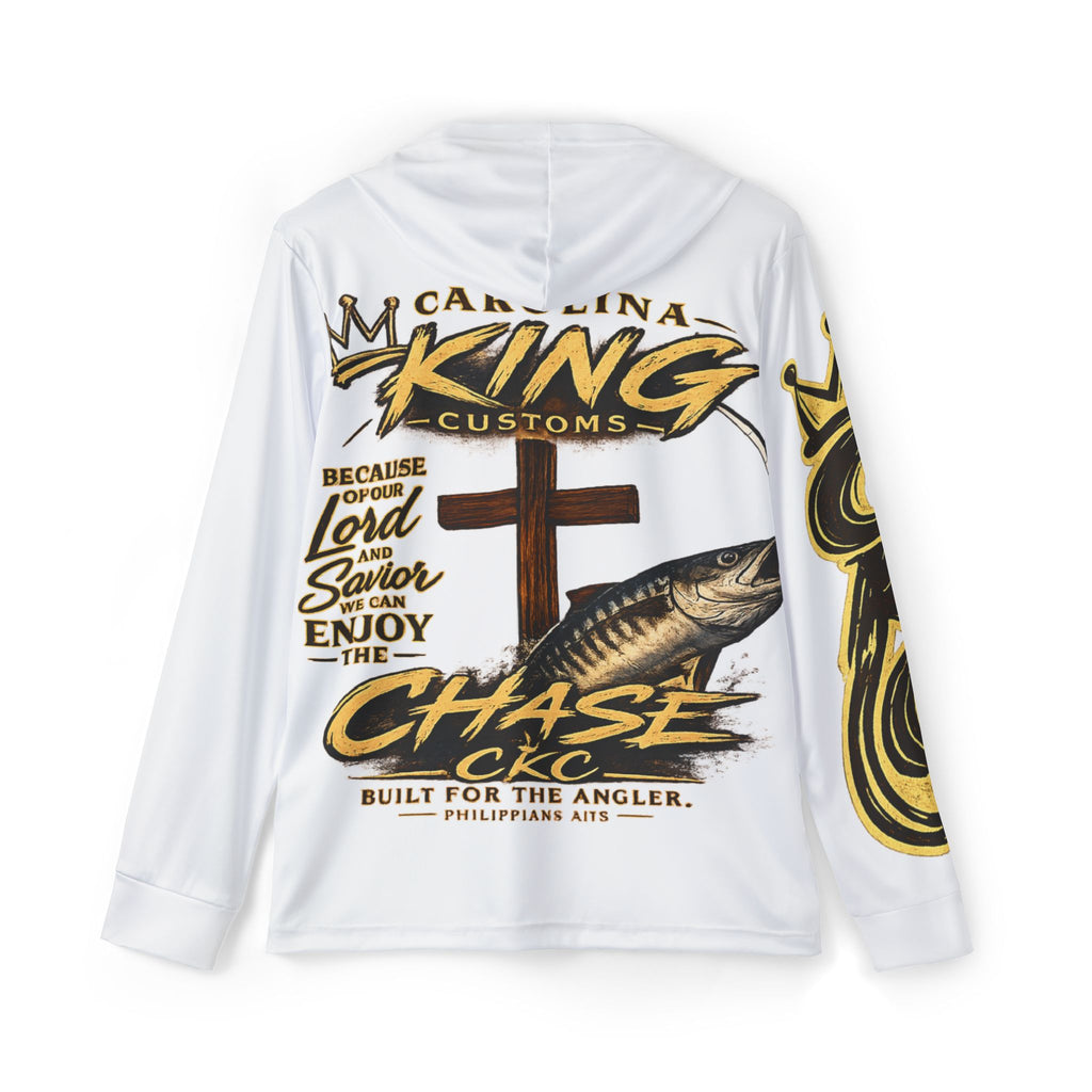 Carolina King Customs Cross & Fish Hoodie | Sports Warmup Hoodie