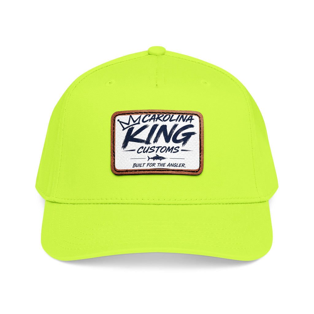 Carolina King Customs Patch Baseball Cap | Leather Rectangle Patch