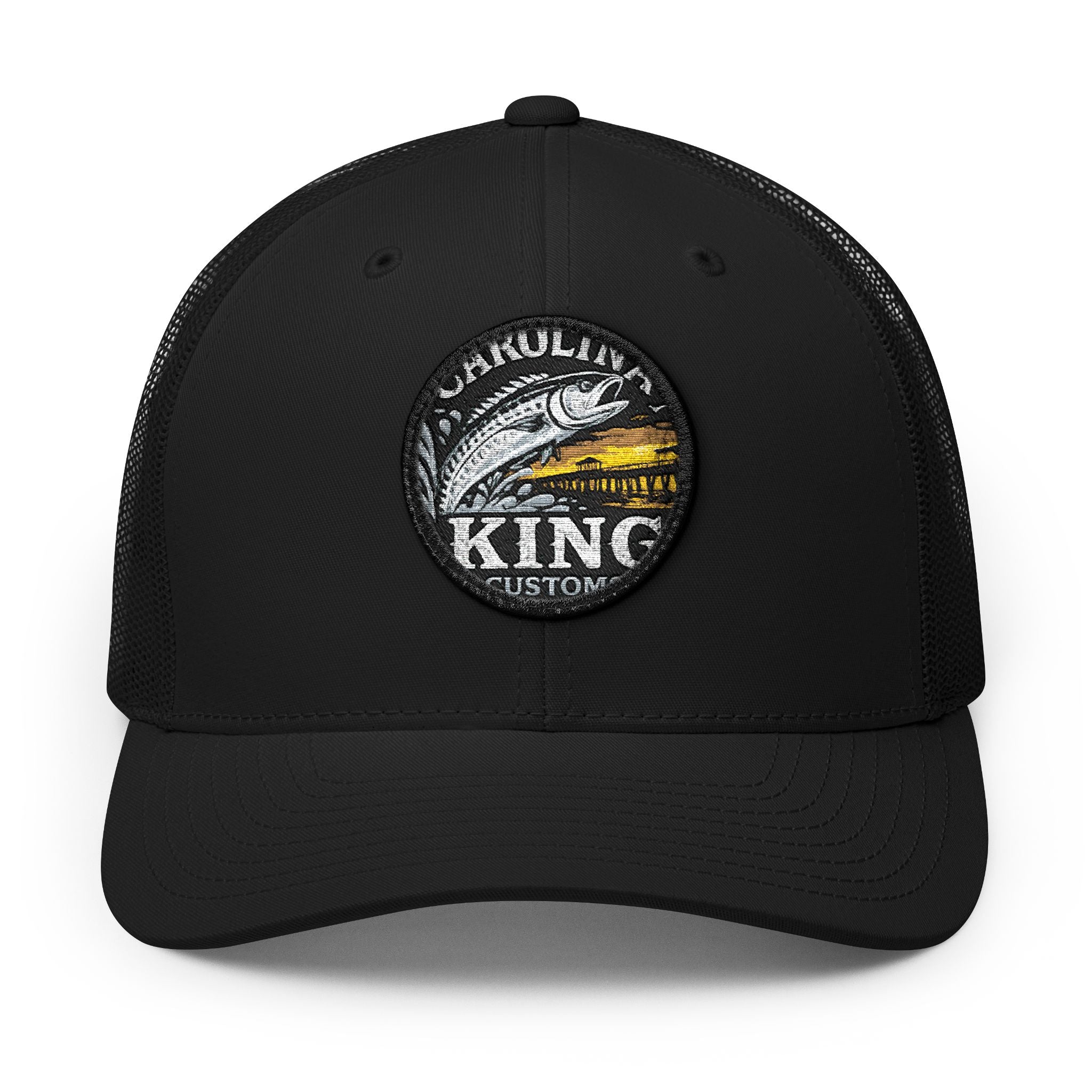 Carolina King Vintage Fishing Patch Snapback