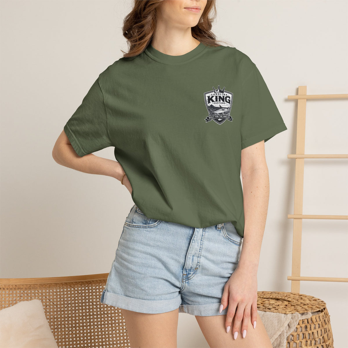 Carolina King Customs Tarpon Illustration T-shirt | Fishing Graphic Tee