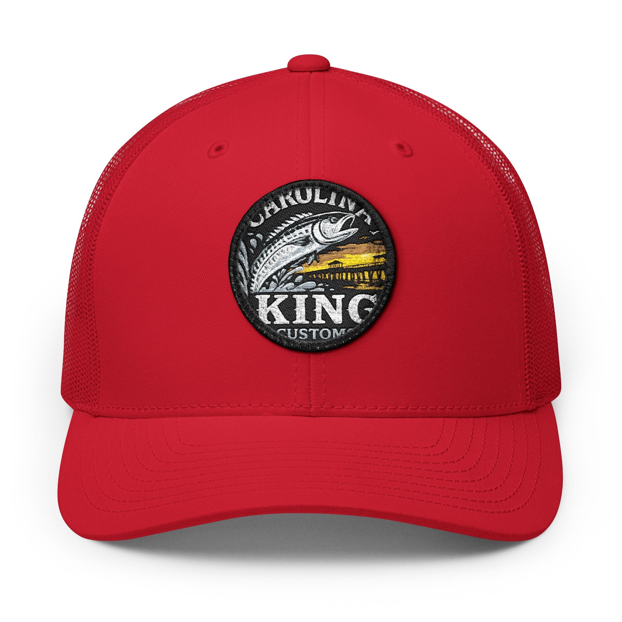 Carolina King Vintage Fishing Patch Snapback