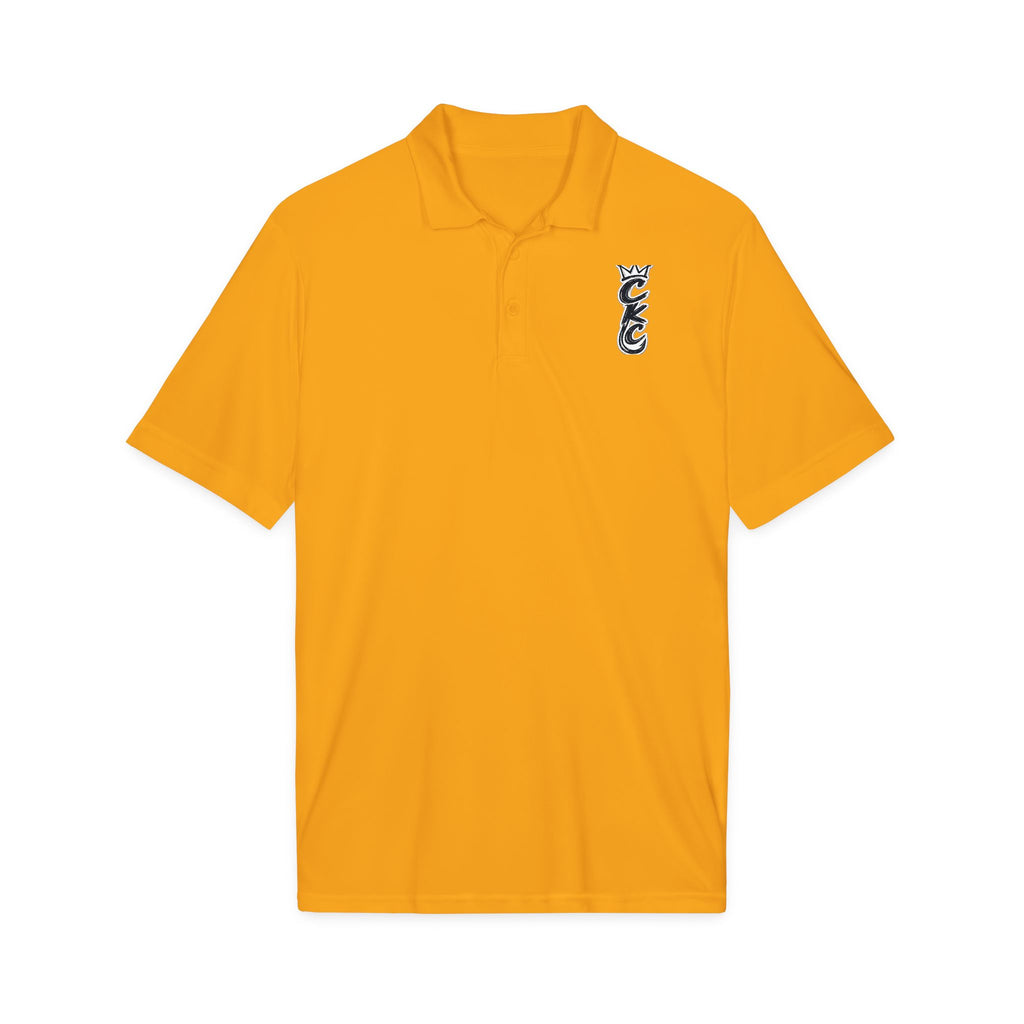 Vertical Tribal Dragon Logo Polo