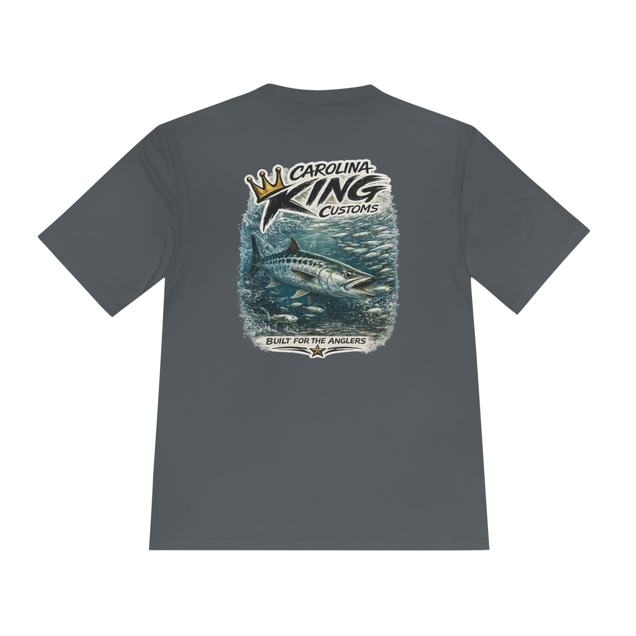 Carolina King Custom Fishing king Tee | Ocean Angler Graphic Shirt