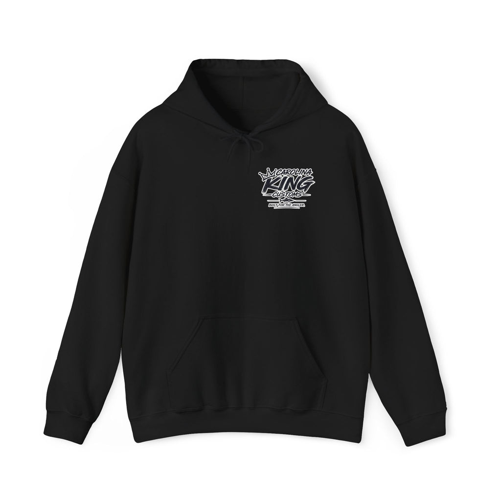 Saltwater King Fishing Hoodie | Leaping Fish Pier Sunset Hoodie