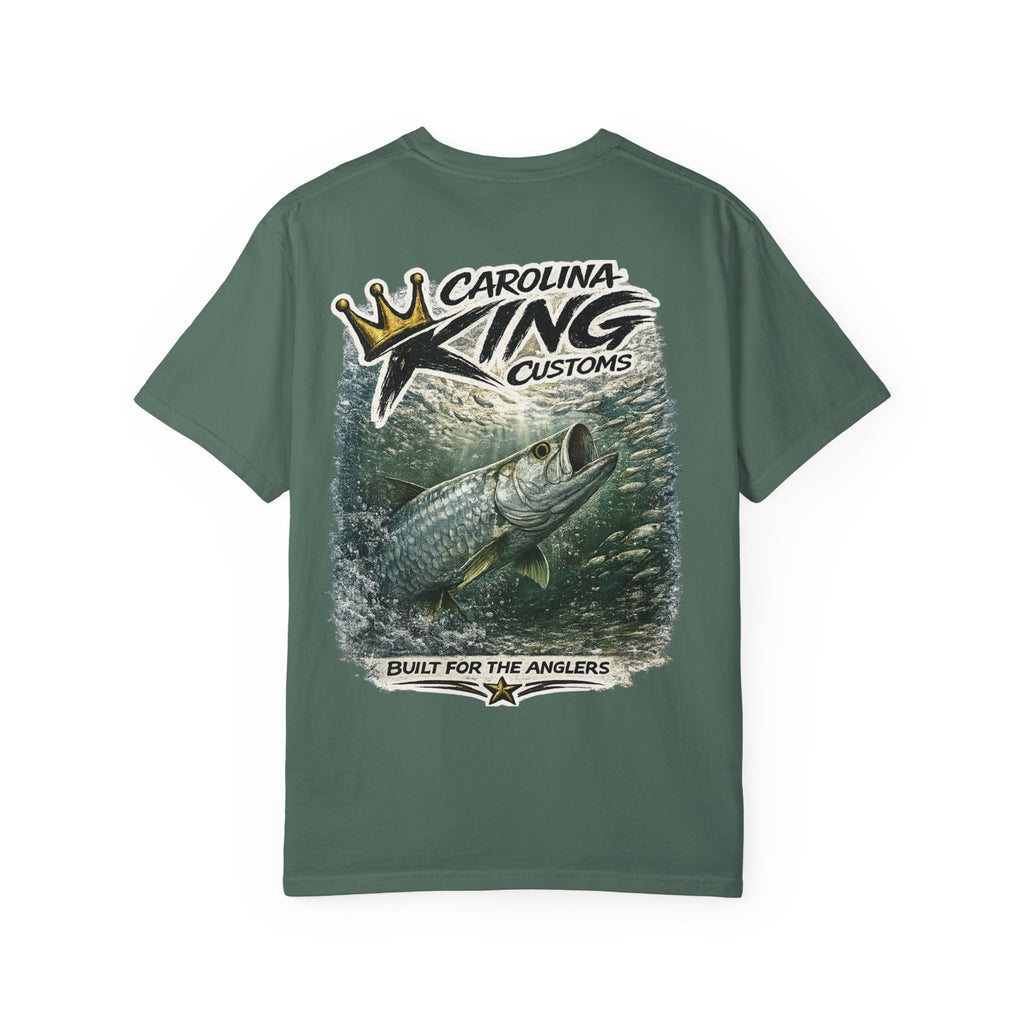 Carolina King Customs Tarpon Illustration T-shirt | Fishing Graphic Tee