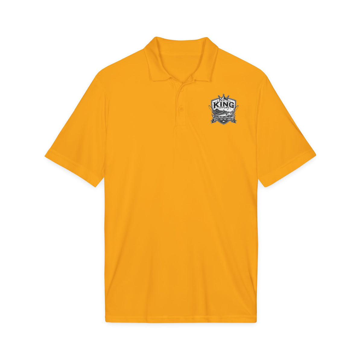 Micropolitan King Logo Polo Shirt | White embroidered chest design