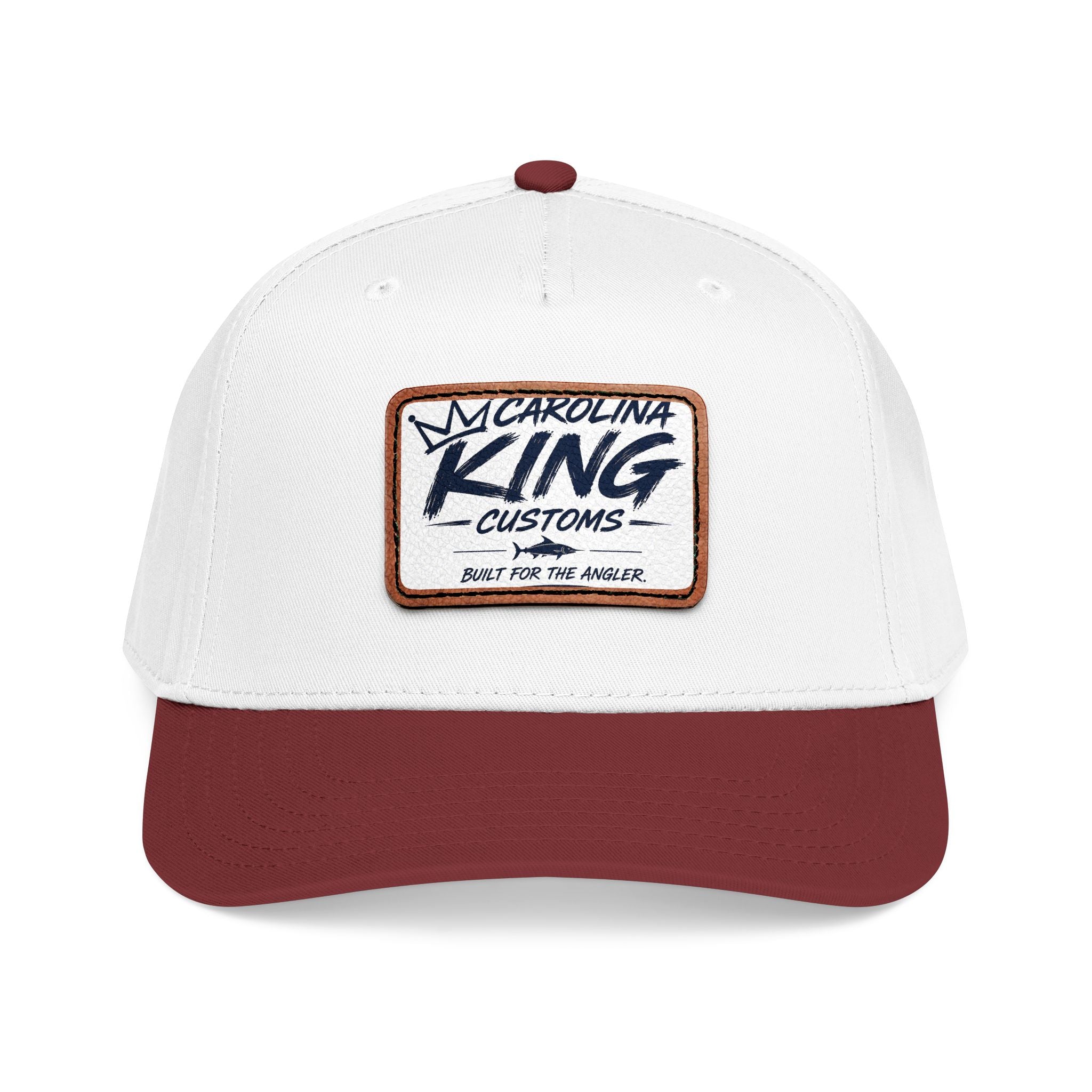 Carolina King Customs Patch Baseball Cap | Leather Rectangle Patch