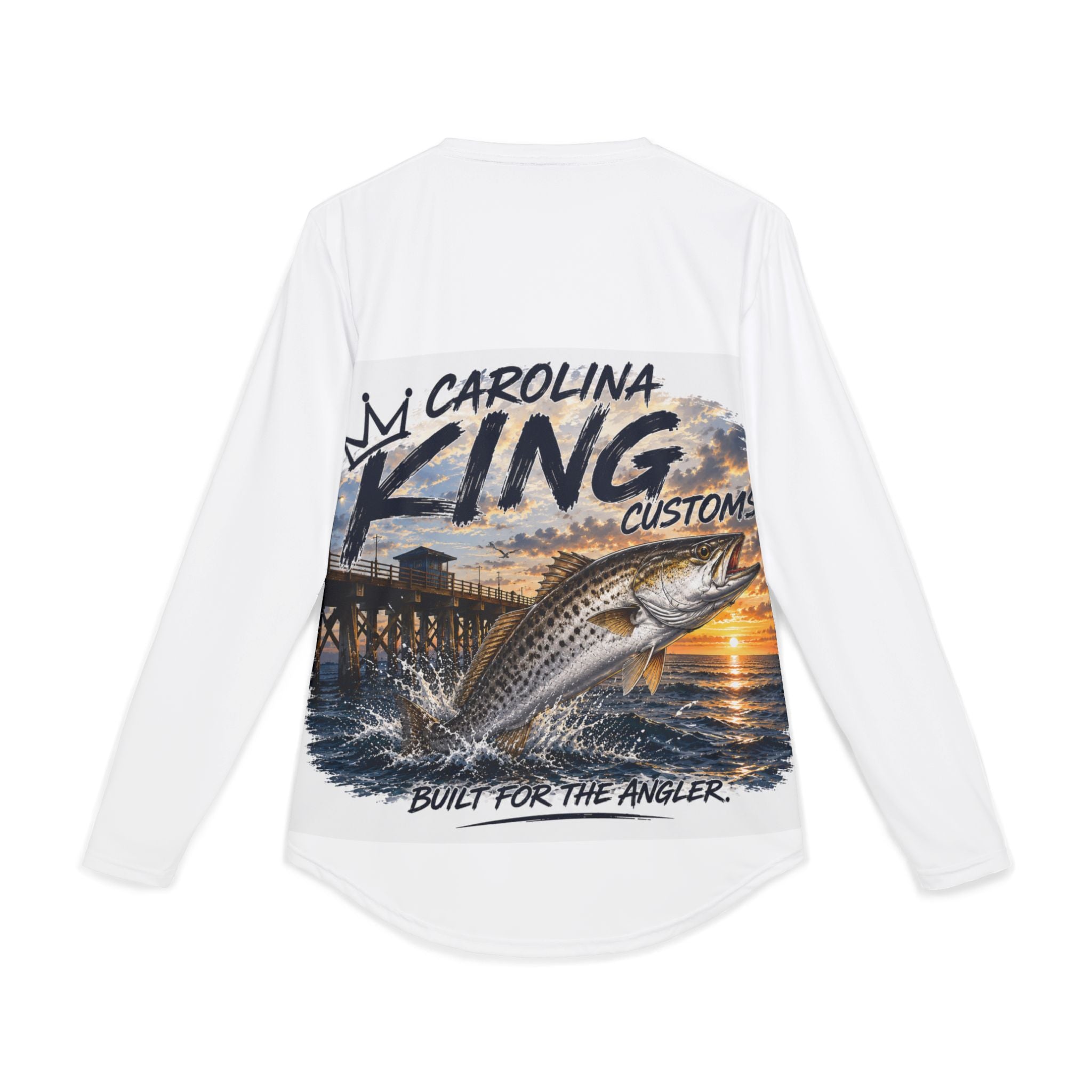 Carolina King Customs Fishing Graphic Long Sleeve Shirt | UV Protection