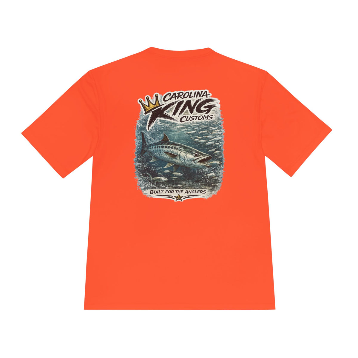 Carolina King Custom Fishing king Tee | Ocean Angler Graphic Shirt
