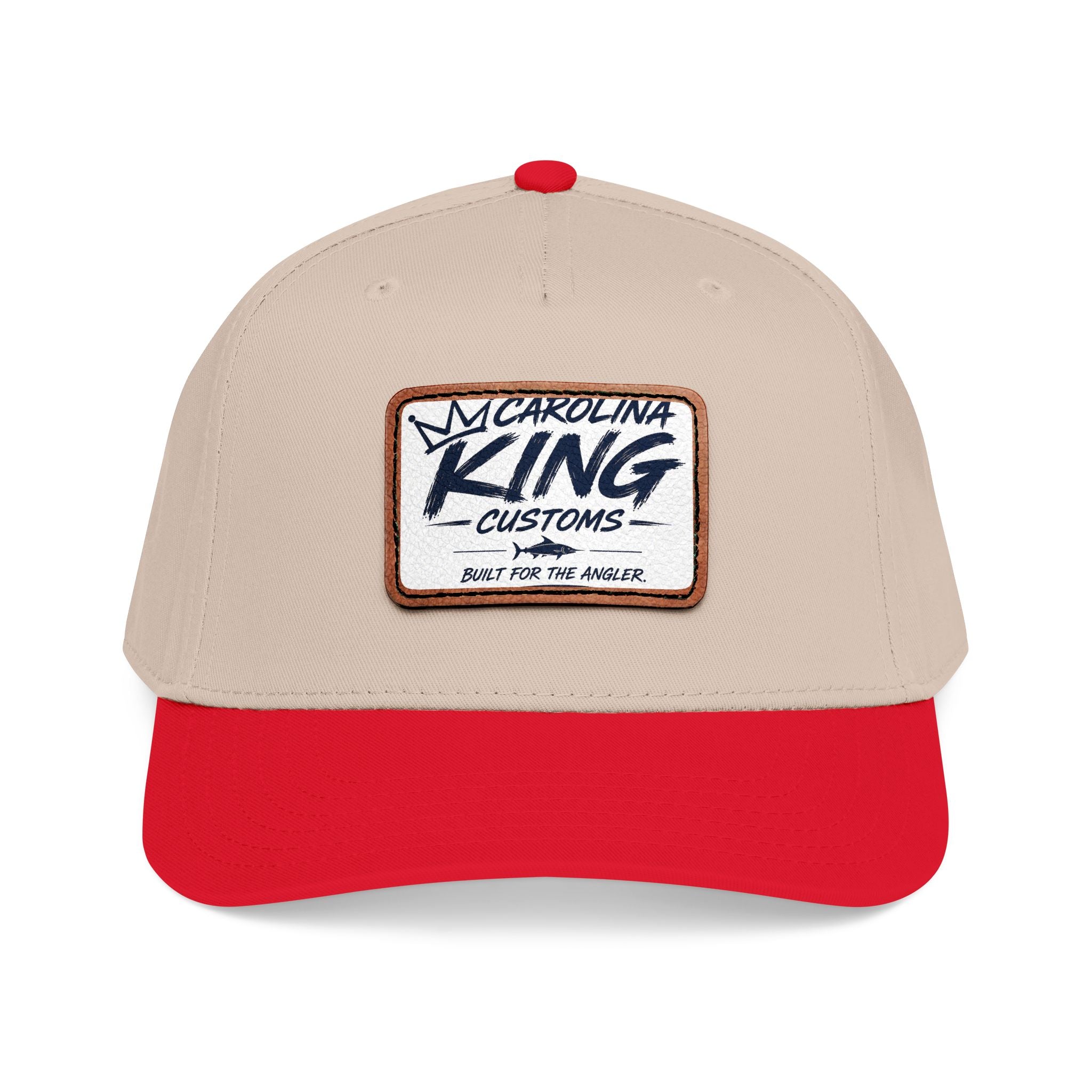 Carolina King Customs Patch Baseball Cap | Leather Rectangle Patch