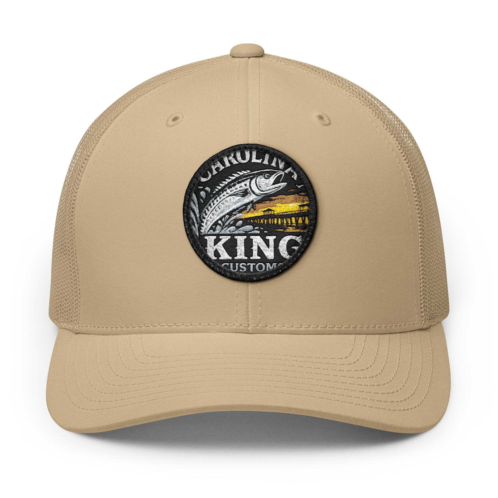 Carolina King Vintage Fishing Patch Snapback