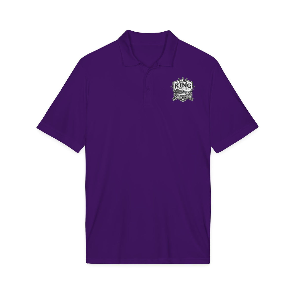 Micropolitan King Logo Polo Shirt | White embroidered chest design