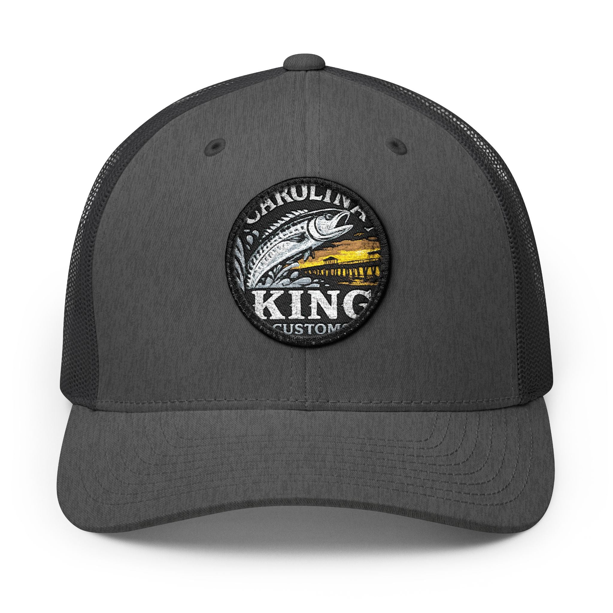 Carolina King Vintage Fishing Patch Snapback