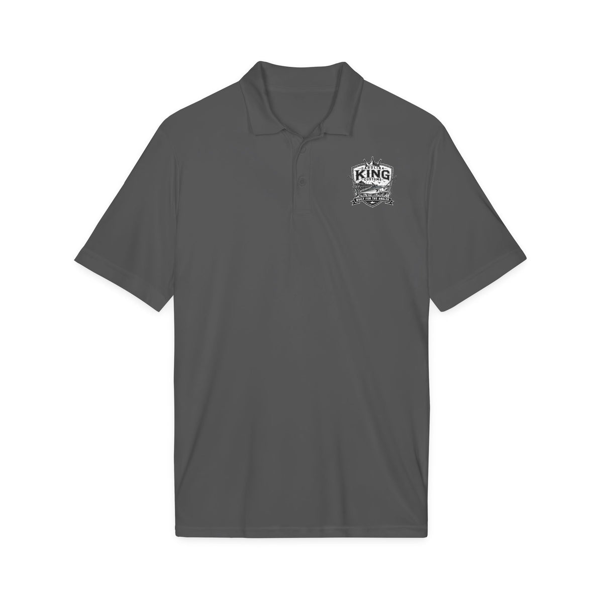 Micropolitan King Logo Polo Shirt | White embroidered chest design