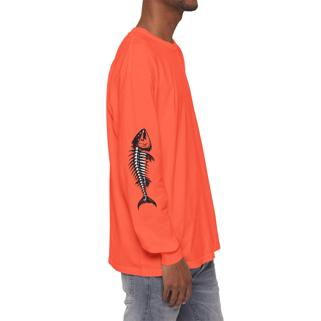 Crown CKC Script Chest Logo Long Sleeve T-Shirt | Minimal Hipster Streetwear