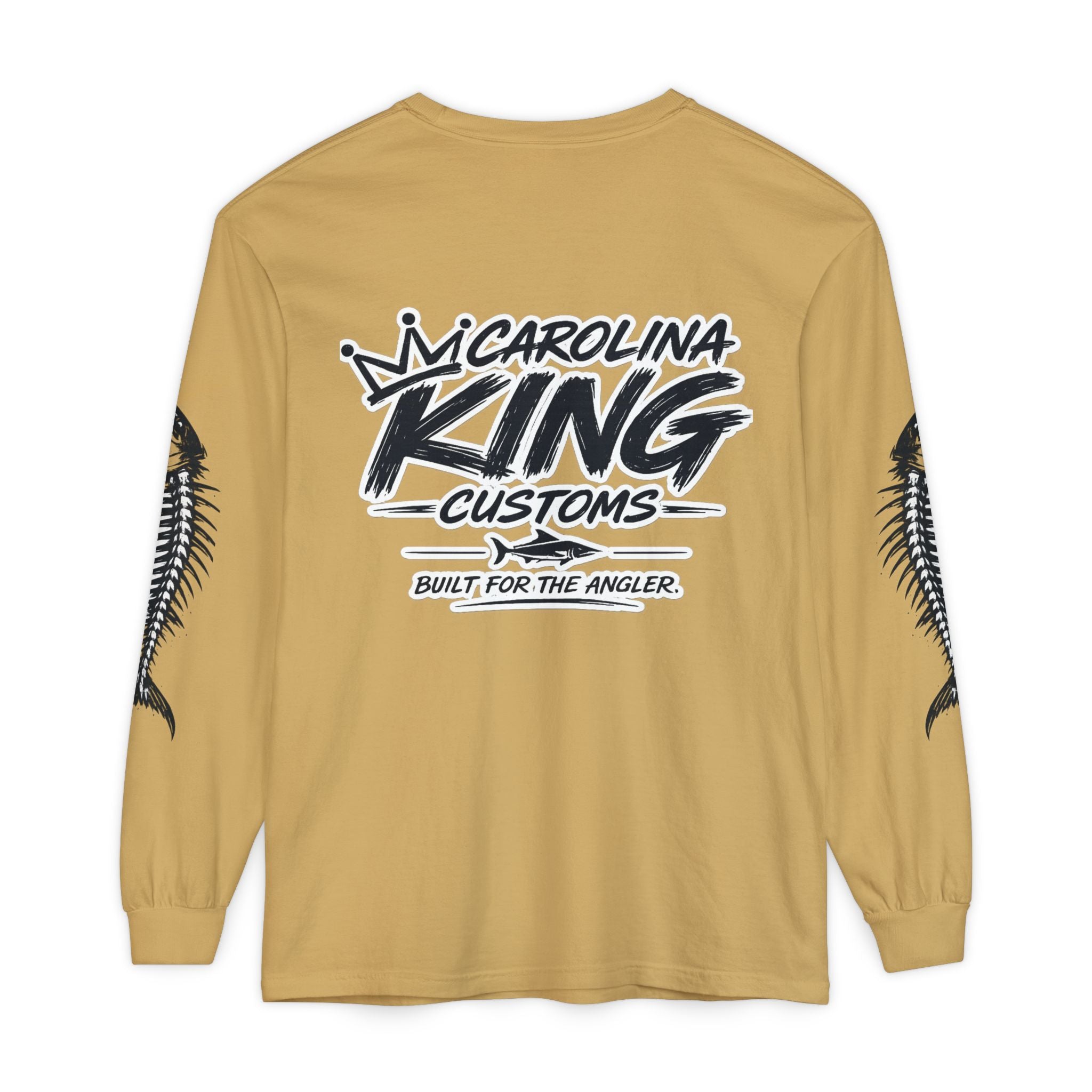 Crown CKC Script Chest Logo Long Sleeve T-Shirt | Minimal Hipster Streetwear